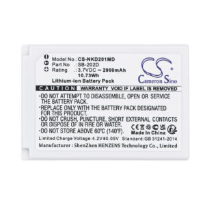 Nihon Kohden CardioAir ECG-2010 Replacement Battery 2900mAh