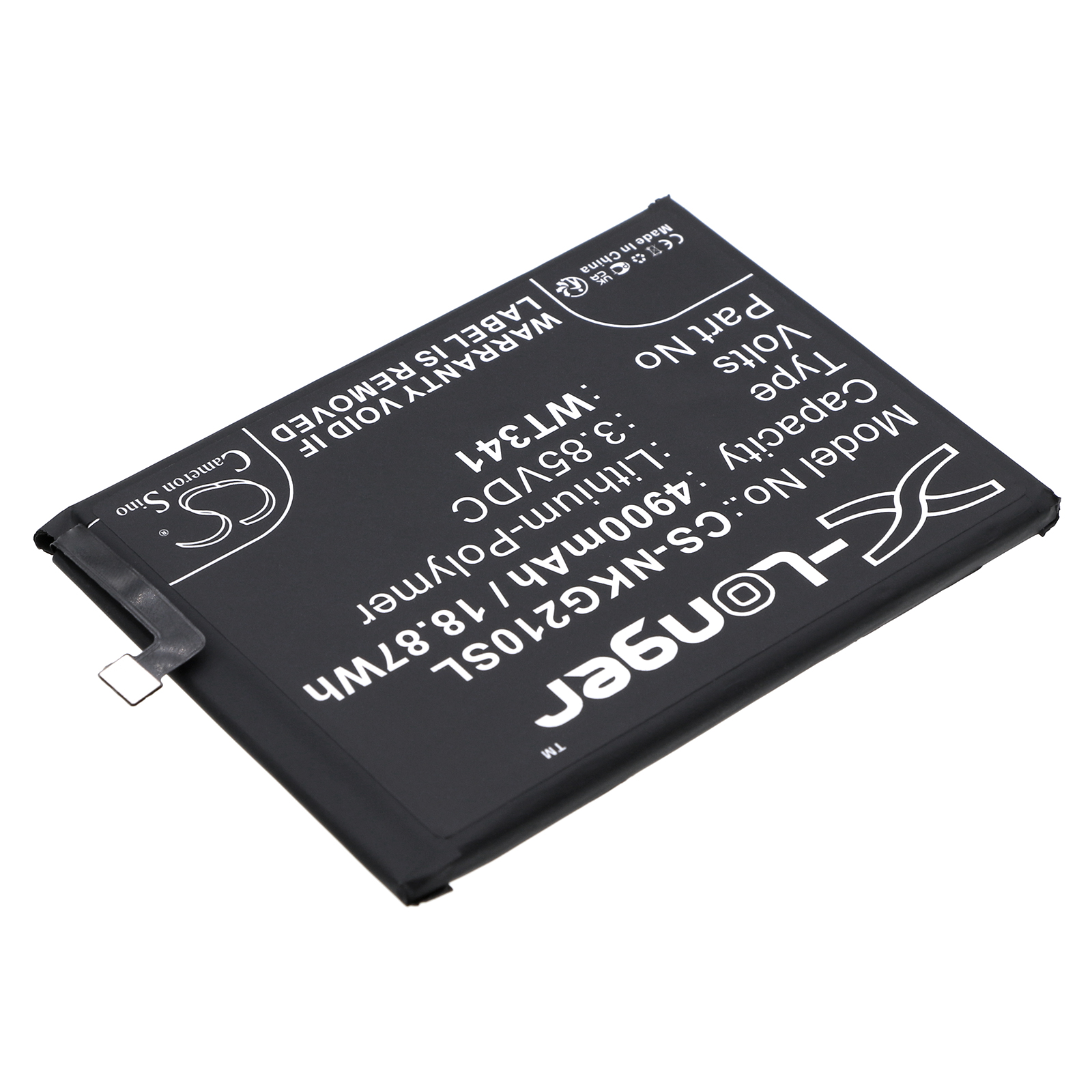 NOKIA 4900 G21 WT341 Replacement Battery 4900mAh