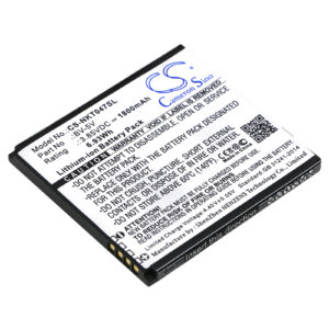 Nokia 1 TA-1047 BV-5V Replacement Battery 5V 1800mAh