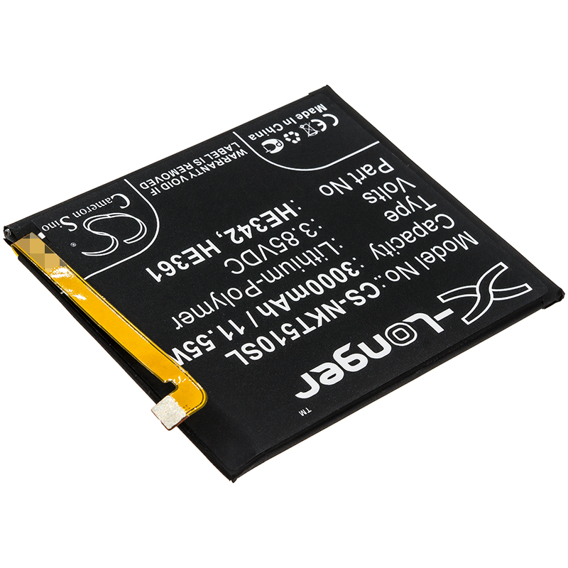 Casper VIA P3 Nokia 5.1 Plus Replacement Battery 3000mAh