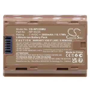 Fujifilm GFX100S GFX50S II X-H2S Replacement Battery 2050mAh