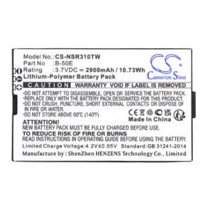 Inrico T310 B-50E Two-Way Radio Replacement Battery 2900mAh