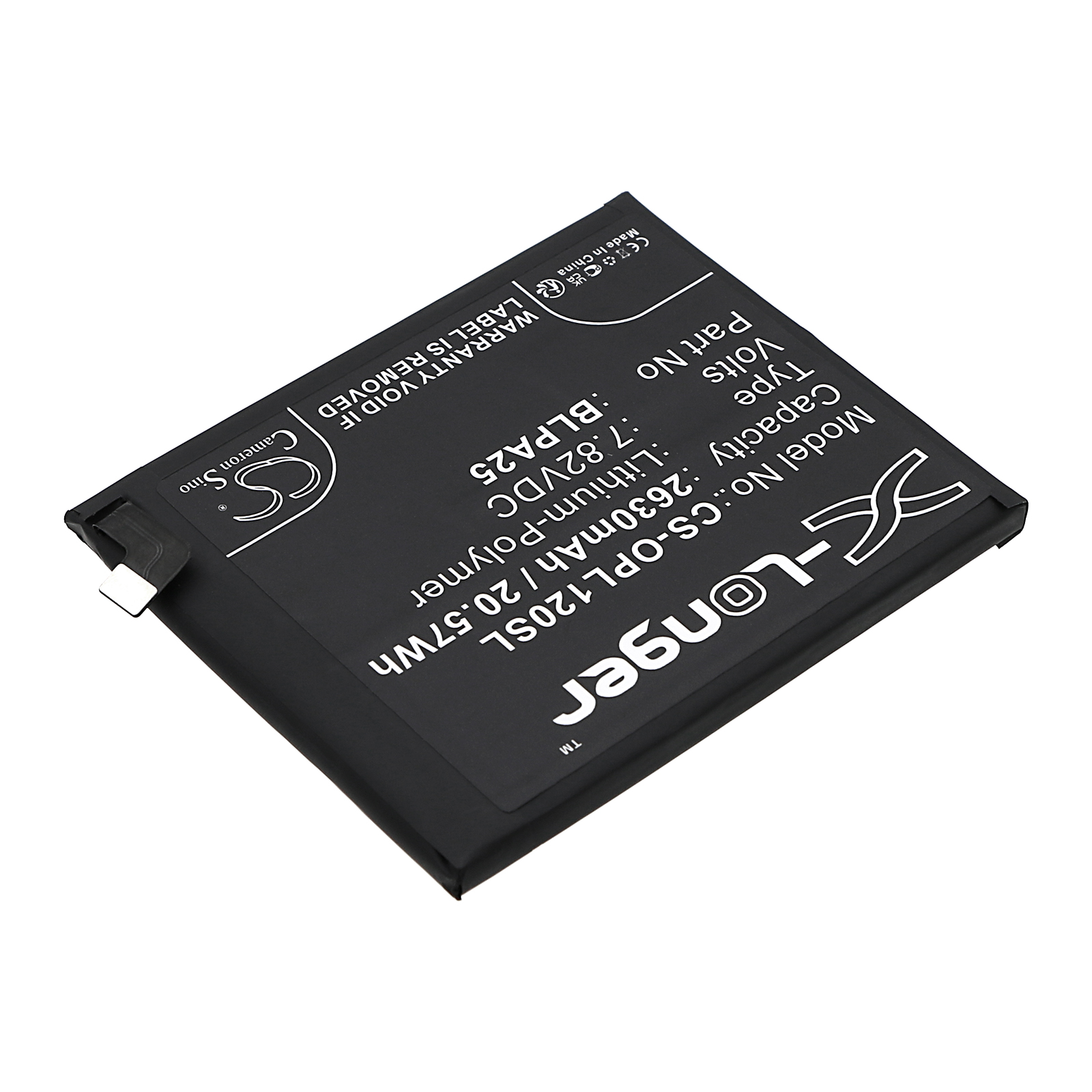Oneplus 12 PJD110 BLPA25 Mobile/SmartPhone Replacement Battery 2630mAh