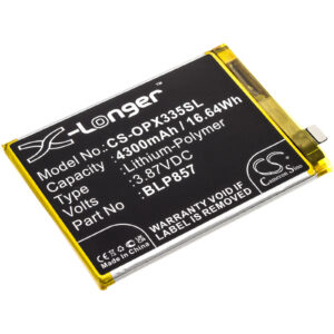 BLP857 OPPO Replacement Battery 4300mAh