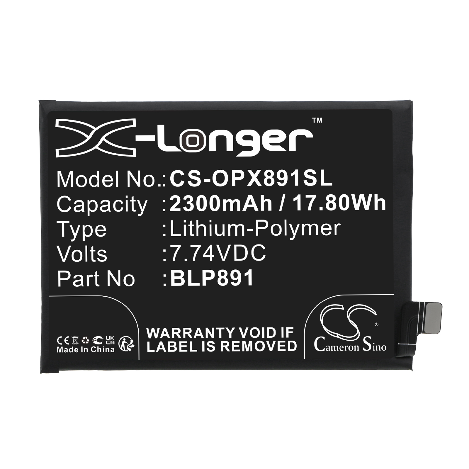OPPO FIND X5 BATTERY Find X5 5G PFFM10 BLP891 Replacement Battery