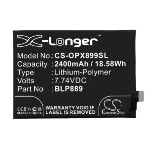OPPO CPH2305 Find X5 Pro PFEM10 PFFM20 BLP889 Replacement Battery 2400mAh
