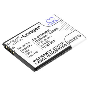 Alcatel OneTouch 3082X OT-3082 Replacement Battery 1350mAh