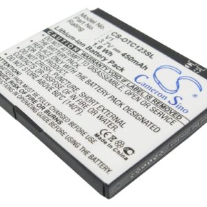 Alcatel OT-C123 V1 Replacement Battery 450mAh