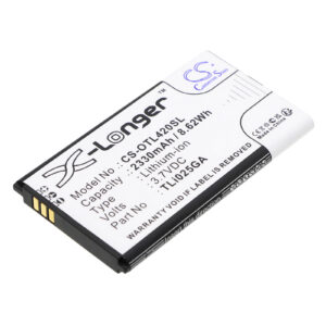 Alcatel Link Zone MW42LM Replacement Battery 2330mAh