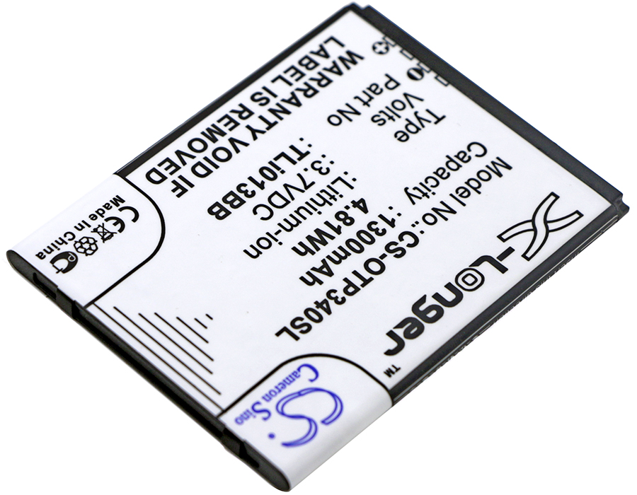 Alcatel One Touch Pixi 3 4.0 Replacement Battery 1300mAh