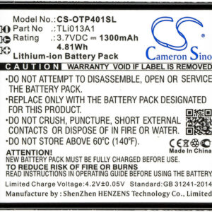 Alcatel One Touch Pixi 4 3.5 Replacement Battery 1300mAh