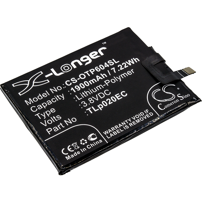 Alcatel One Touch Pop Up OT-6044 Replacement Battery 1900mAh