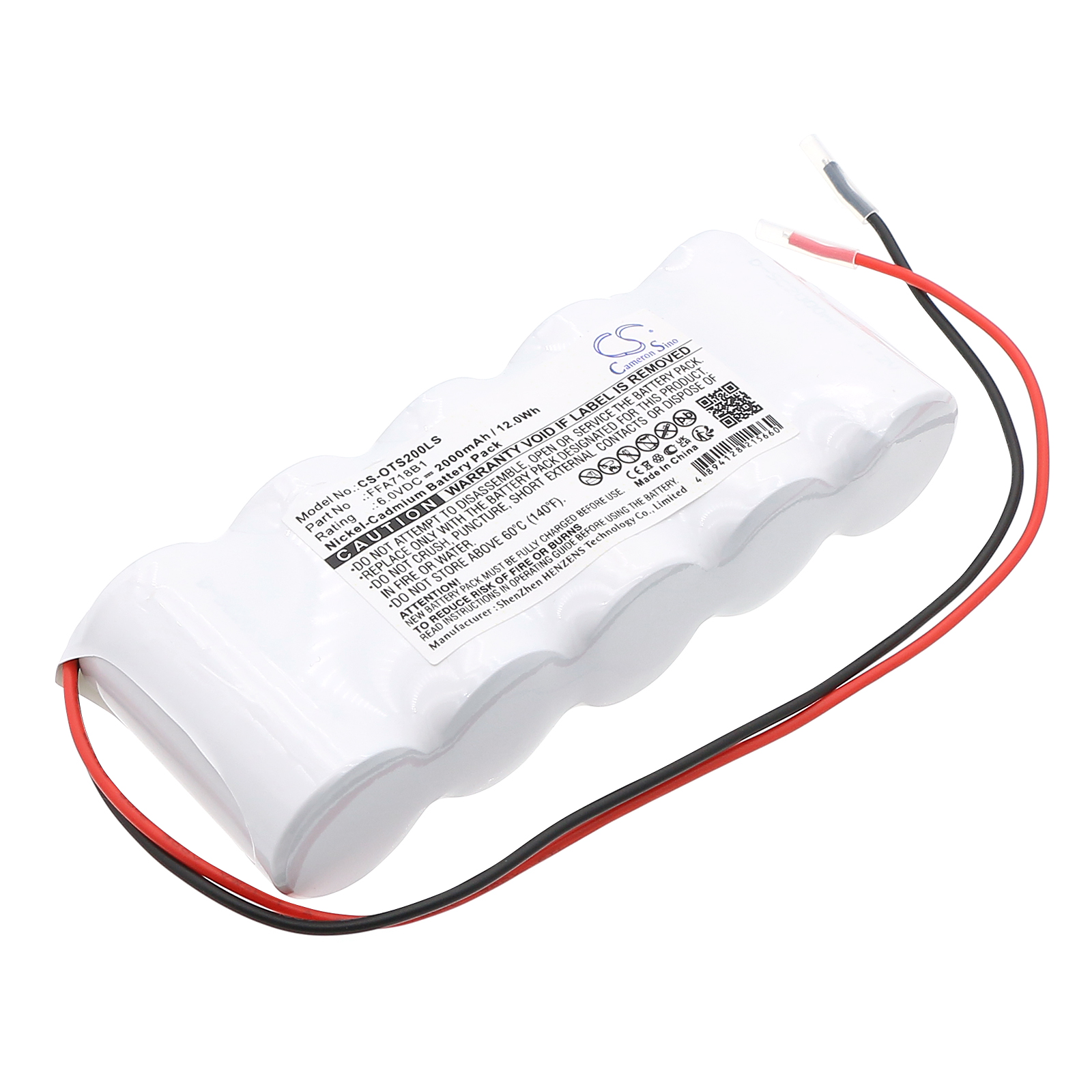 OTIS 2000 Emergency Lighting Replacement Battery 2000mAh