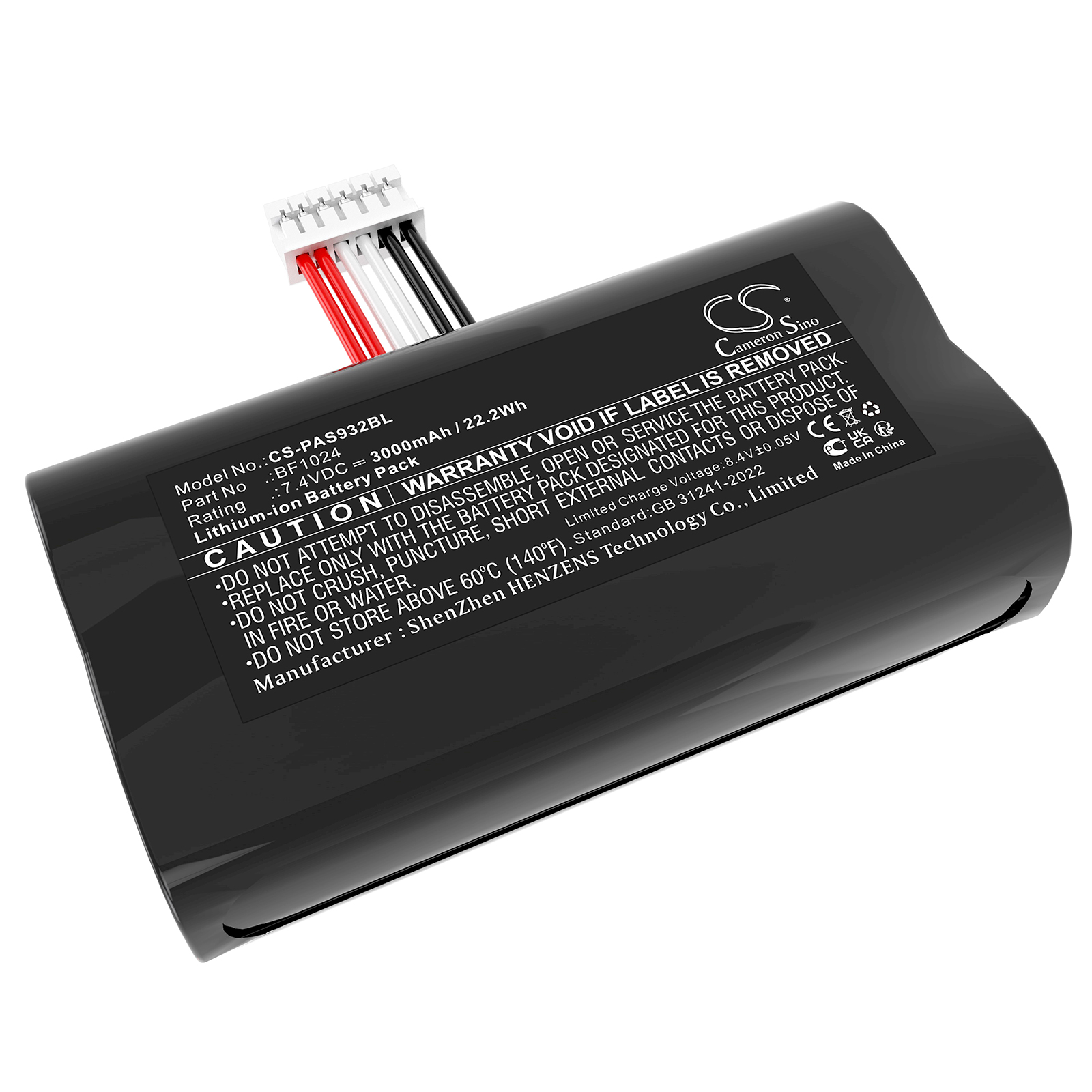 Pax A910 BF1024 Credit Card Reader Replacement Battery 3000mAh