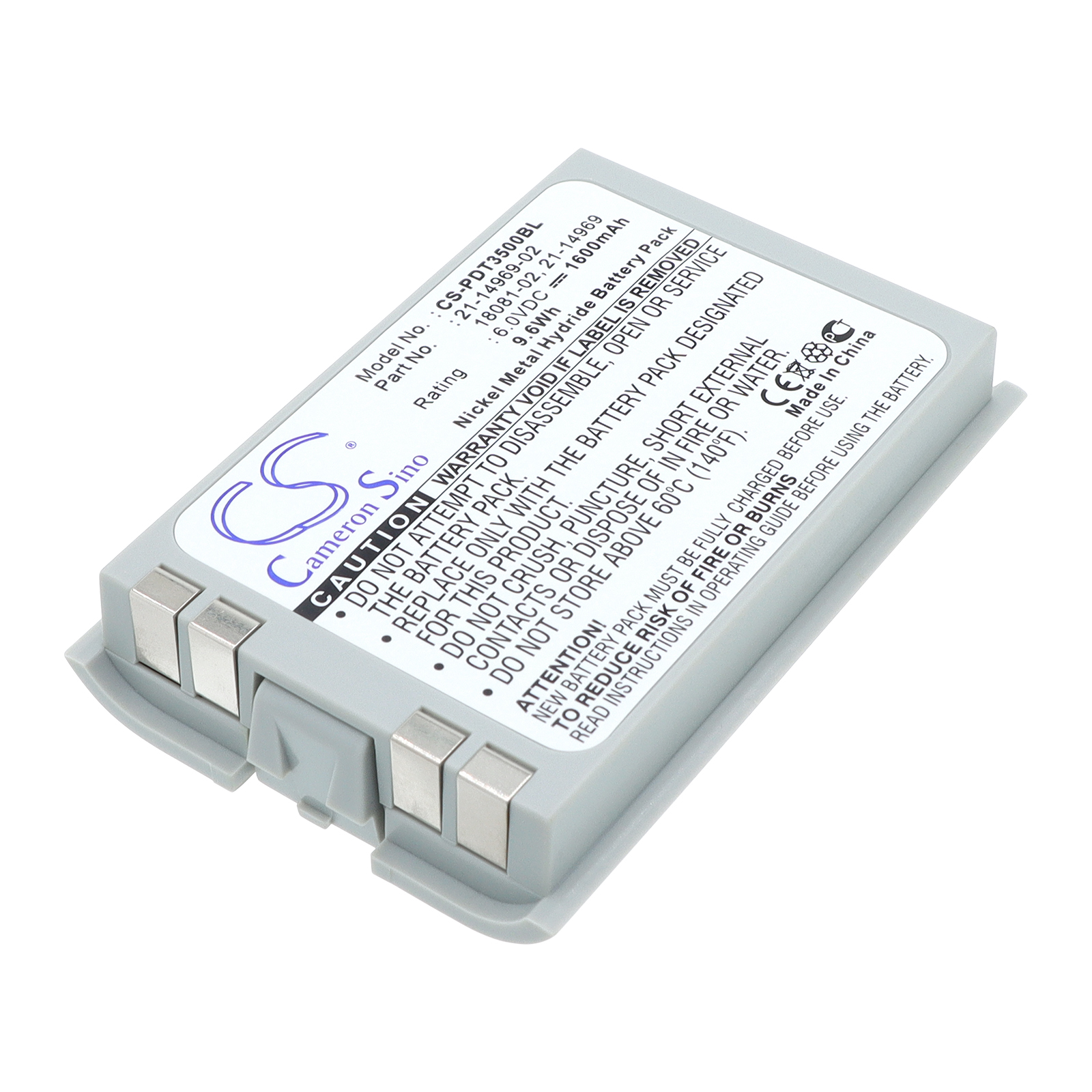 Symbol PDT3500 PDT3510 PDT3540 Replacement Battery 1600mAh