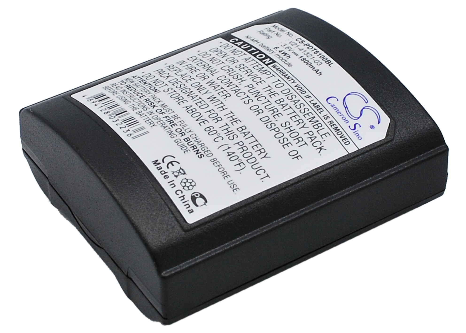 Symbol PDT6100 PDT6110 PDT6140 Replacement Battery 1800mAh