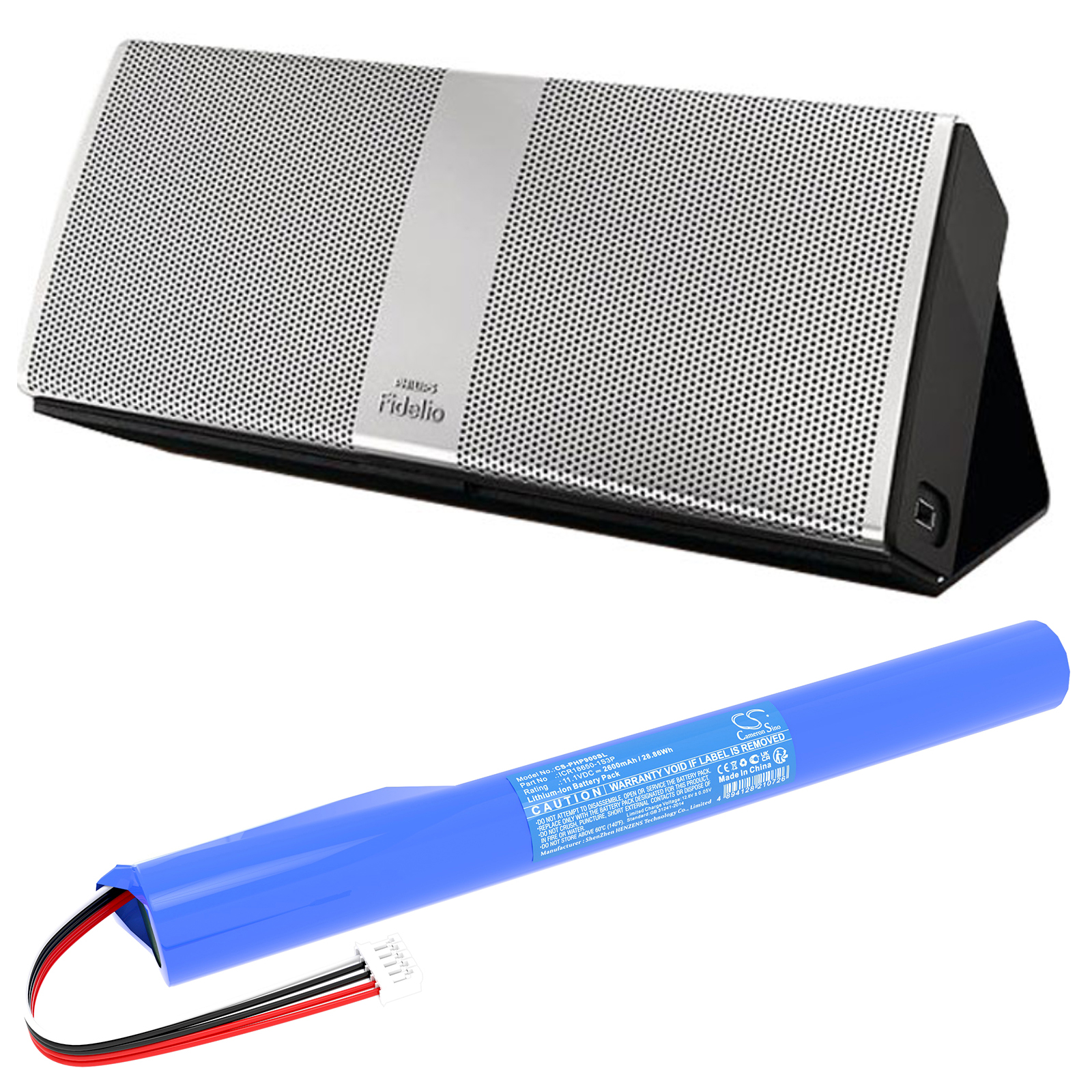 Philips Fidelio P9 P9BLK/98 Replacement Battery 2600mAh