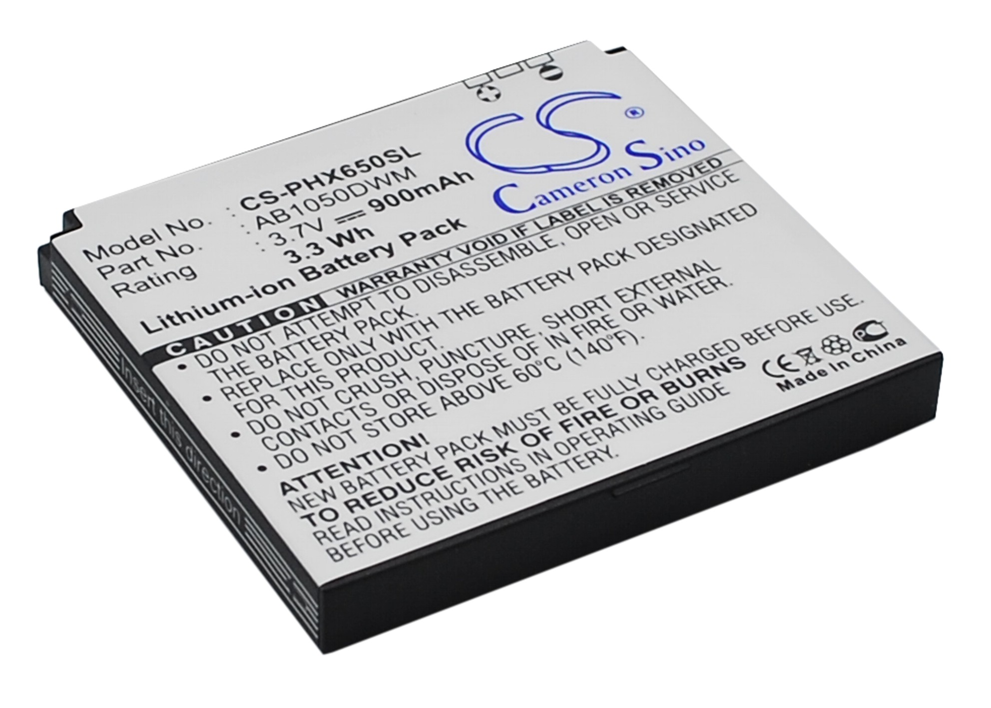 Philips Xenium X510 Xenium X605 Replacement Battery 900mAh