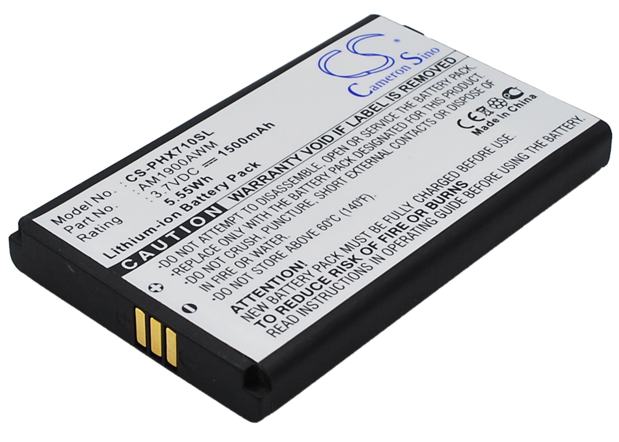 Philips Xenium X710 AM1900AWM Replacement Battery 1500mAh