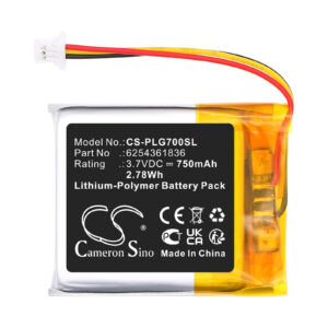 Plantronics RIG 700 3.7V Replacement Battery 750mAh
