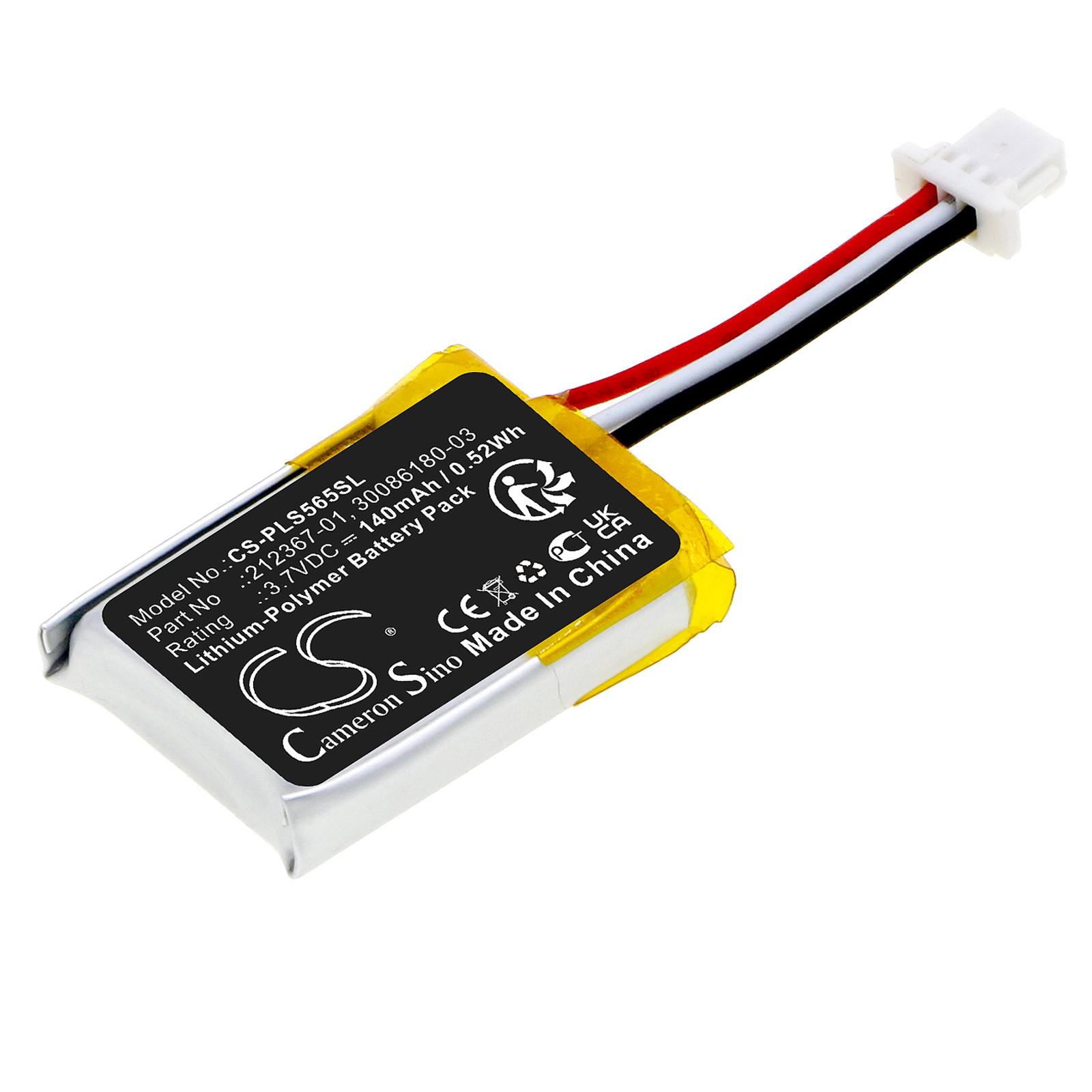 Plantronics C565 Savi CS540 Replacement Battery 3.7V 140mAh