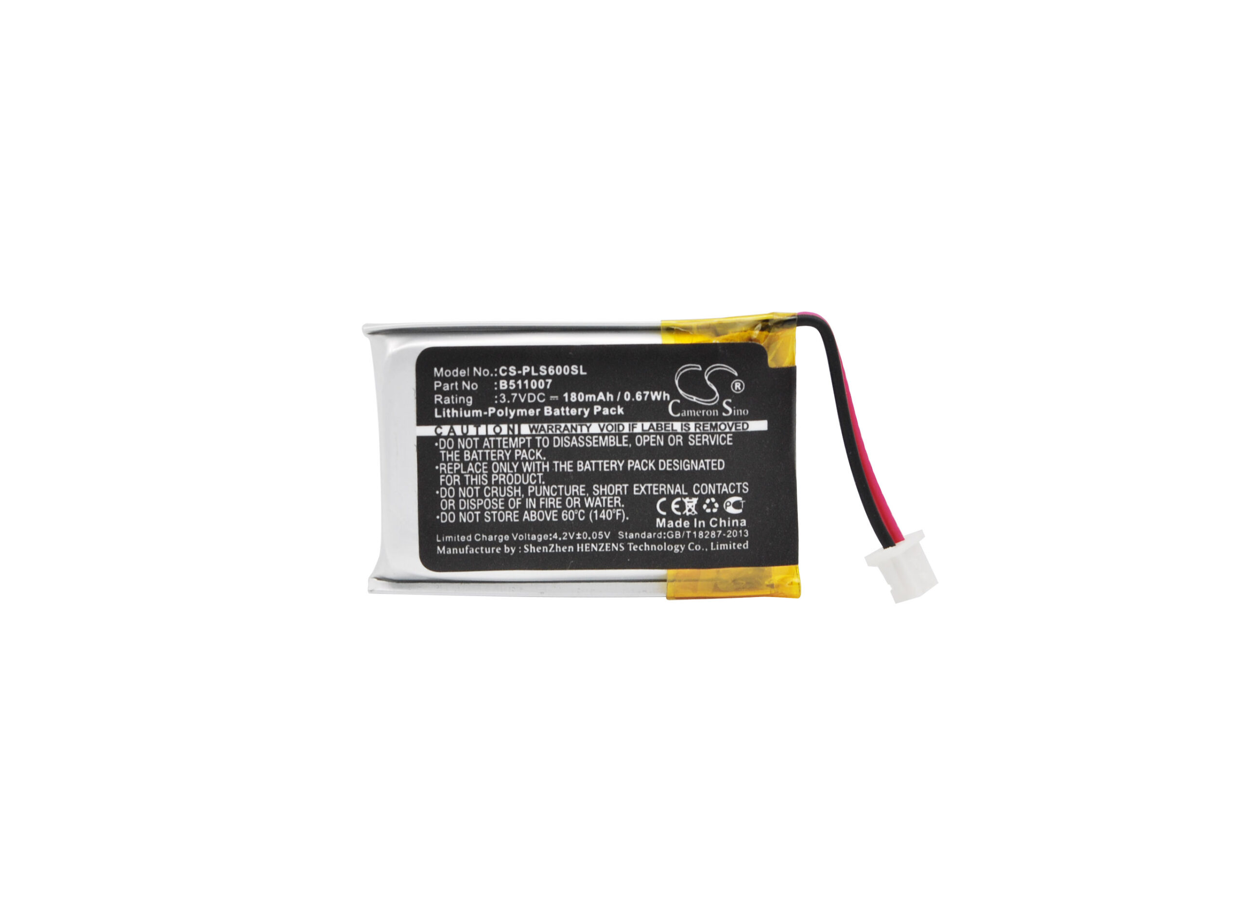 452128 Plantronics CS60 HL10 Replacement Battery 180mAh
