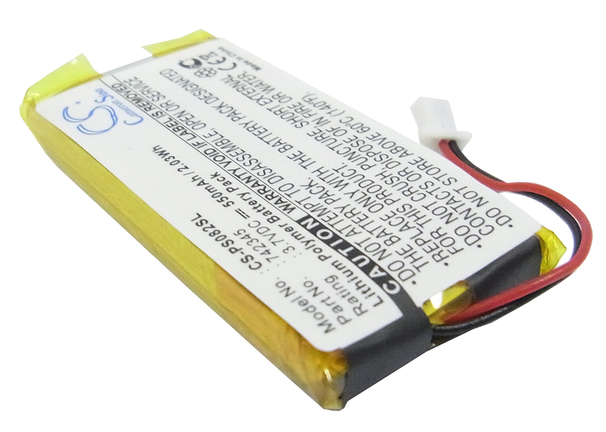 Philips GoGear HDD082/17 2GB Replacement Battery 550mAh