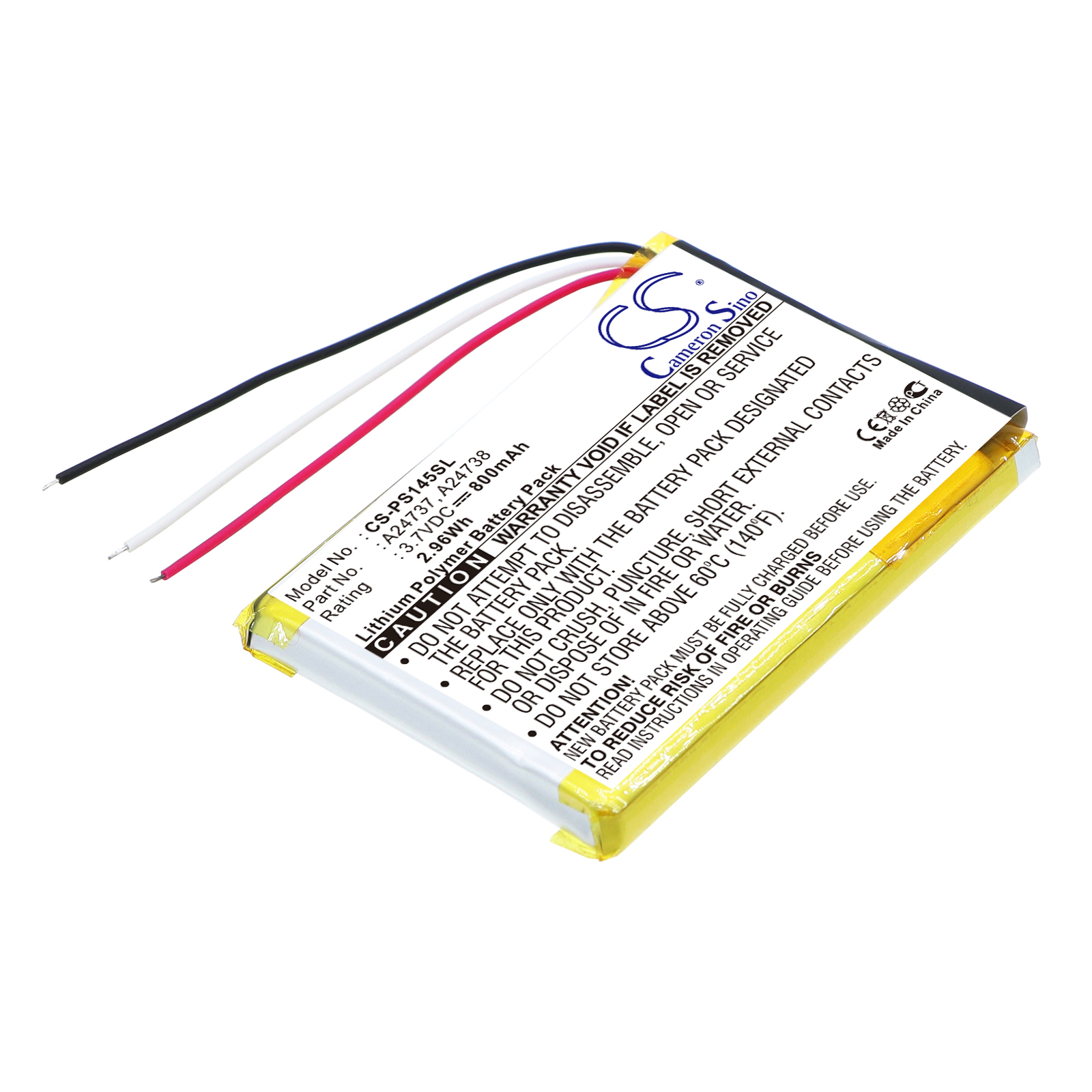 Philips 978733201021 MP3 Player Replacement Battery 800mAh
