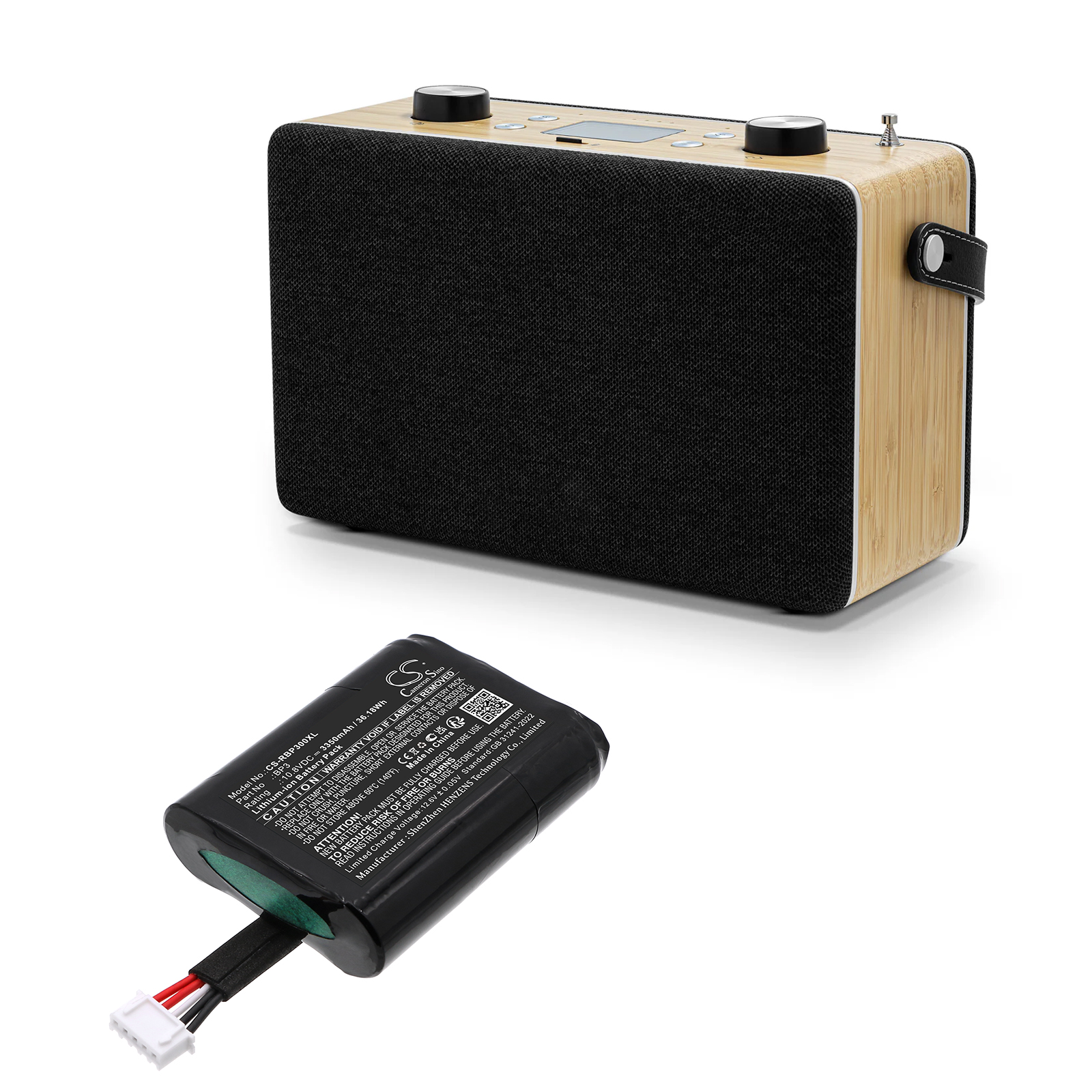 Roberts Rambler Max radio Replacement Battery 3350mAh