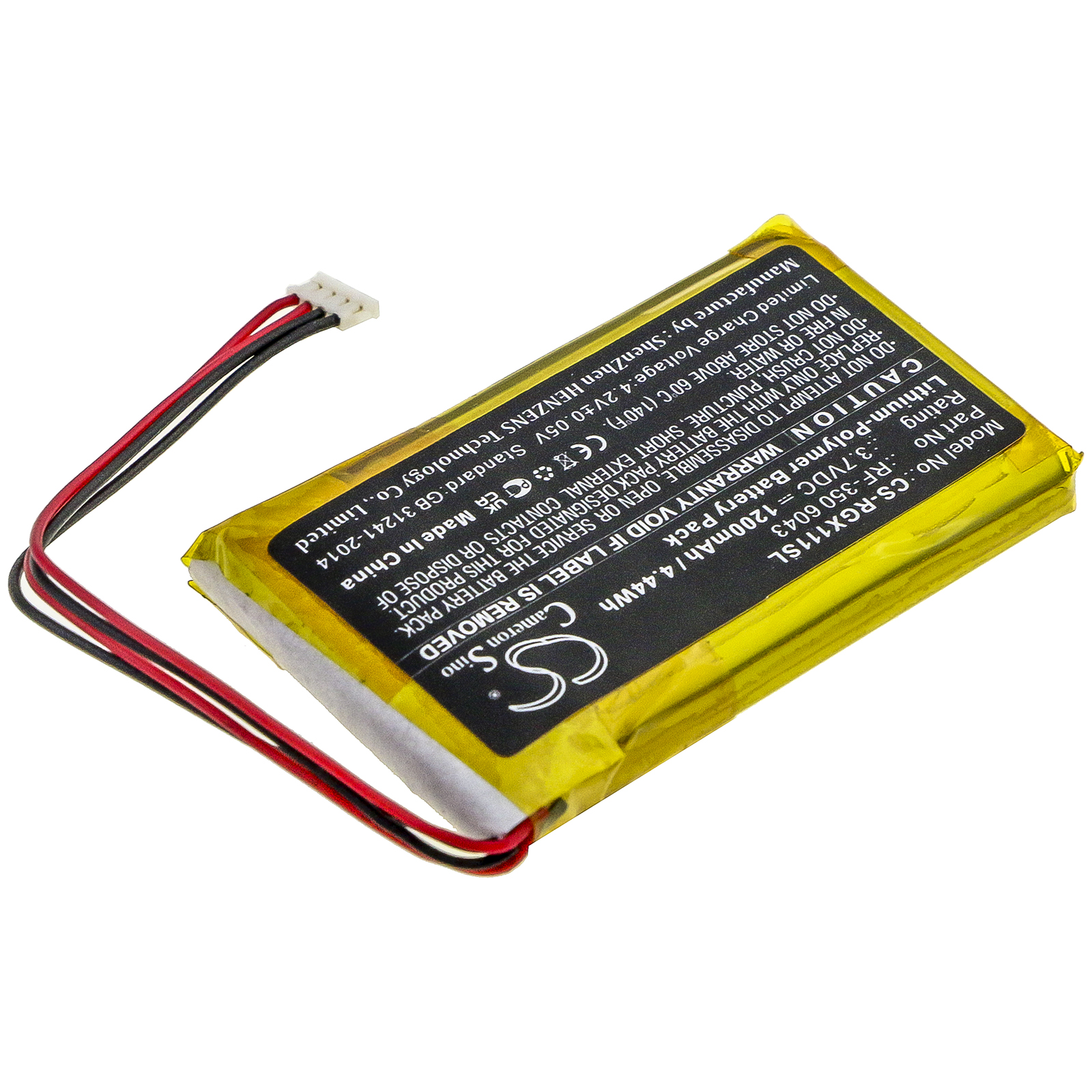 Renkforce GX-111 RF-350 6043 Replacement Battery 1200mAh