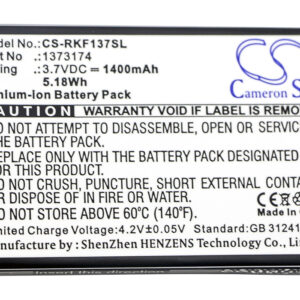 Renkforce 1373174 BP-5L Security System Replacement Battery 1400mAh