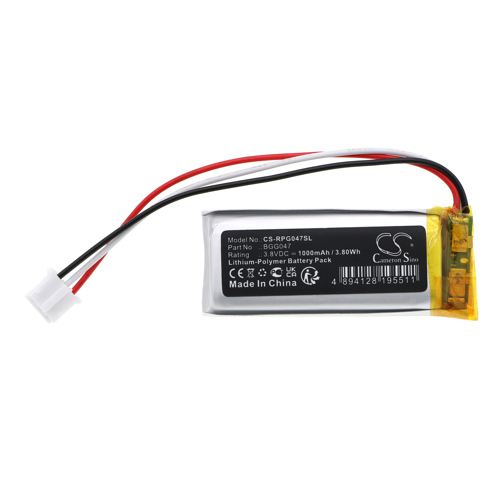 ROKU BATTERY SIZE 822048 Voice Remote Pro Replacement Battery