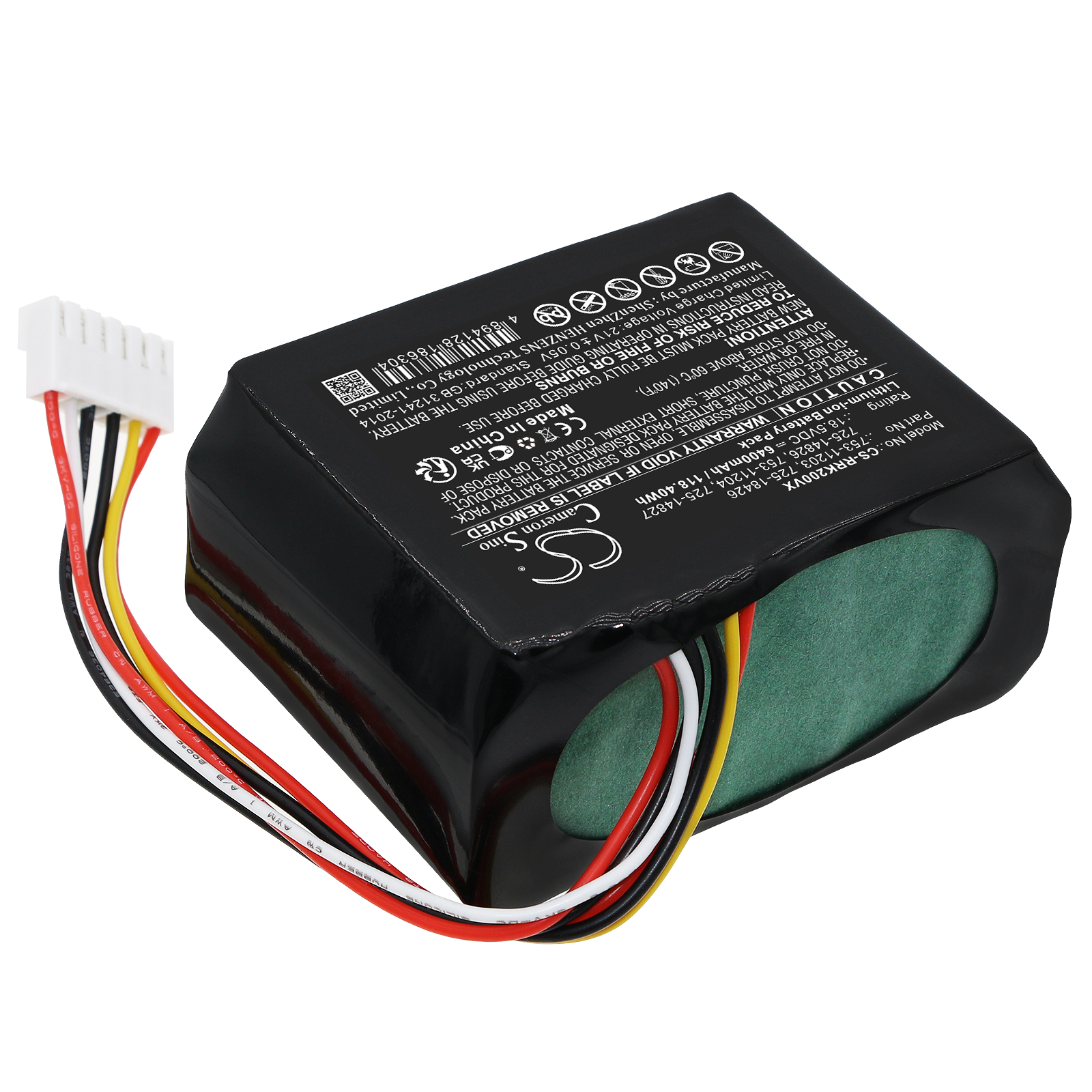 BATTERI ROBOMOW RK1000 CubCadet Replacement Battery 6400mAh