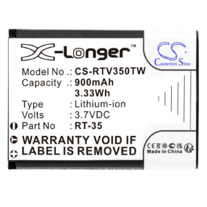 Retevis RT35 RT-35 Two-Way Radio Replacement Battery 900mAh