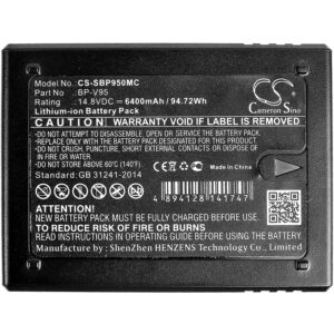 RED SM-4230RC Digital Camera Replacement Battery 6400mAh