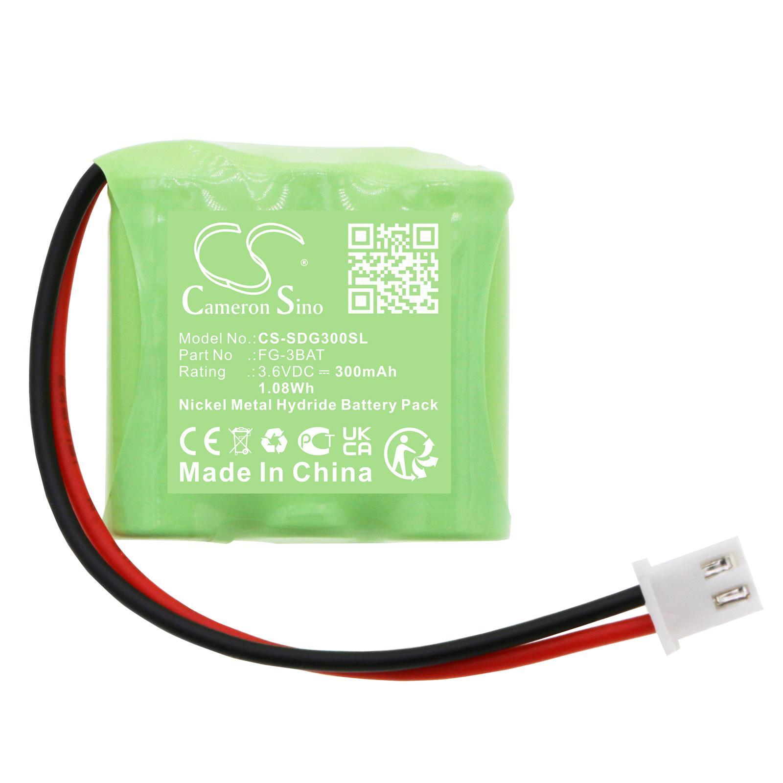 Shimpo FG-3000 FG-3BAT Replacement Battery 300mAh