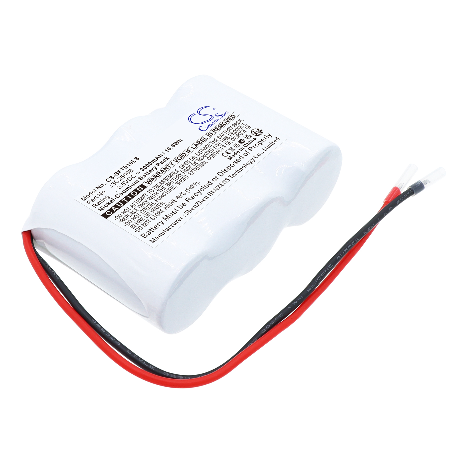 Van Lien 1190010V Replacement Battery 1190010V 3000mAh