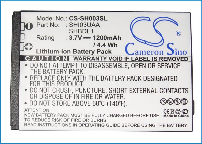 1200 mAh for Sharp EA-BL28,SHBDL1