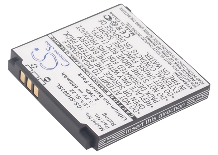 Sharp SH5010C SH5018C SH5020C Replacement Battery 600mAh