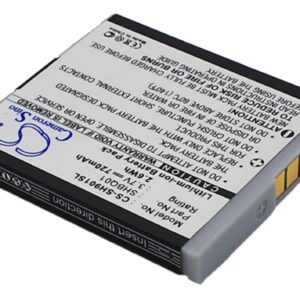 Sharp SH05 SH901iS SH902i V401SH SHBQ01 Replacement Battery 720mAh
