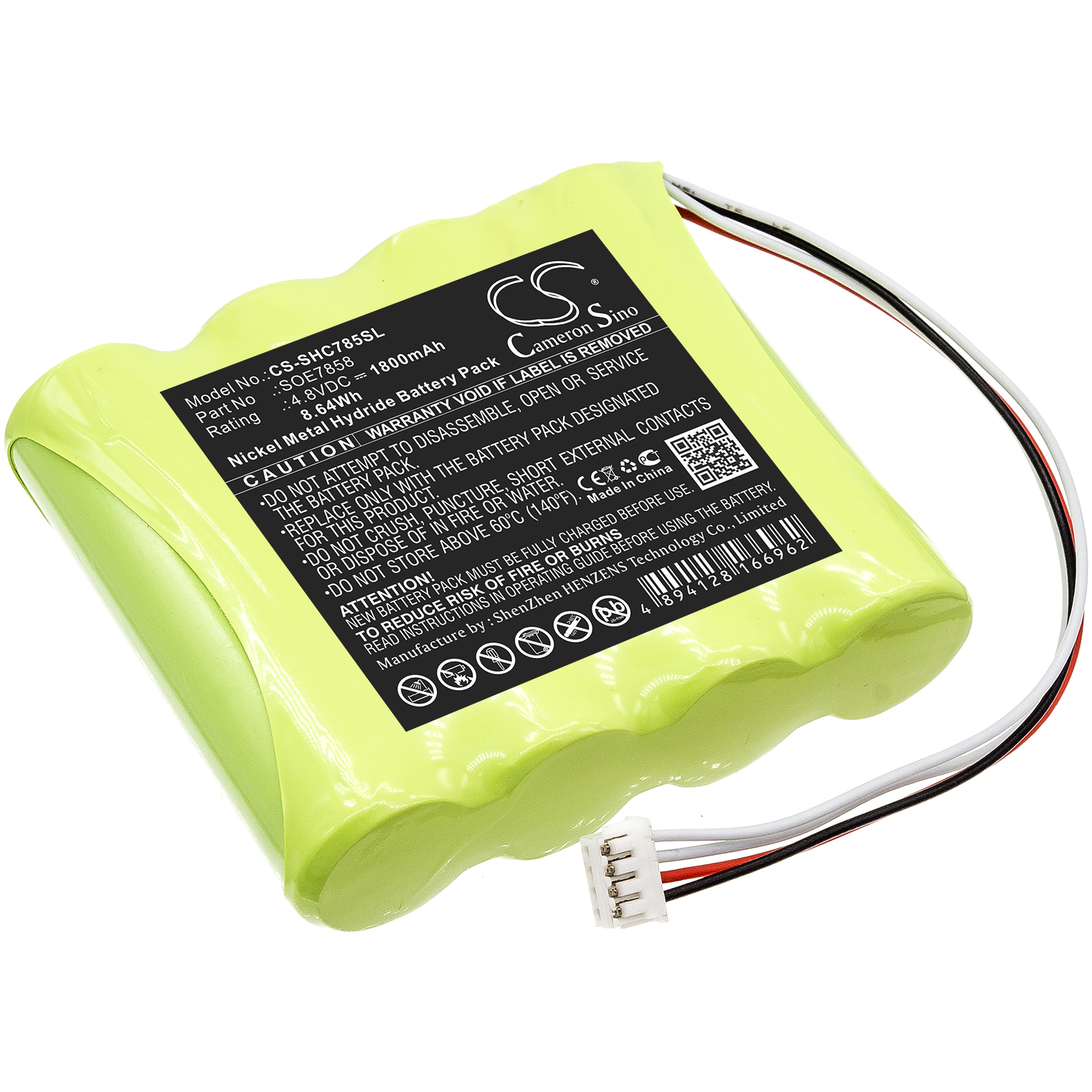 Soehnle Scale 7858 SOE7858 Replacement Battery 1800mAh