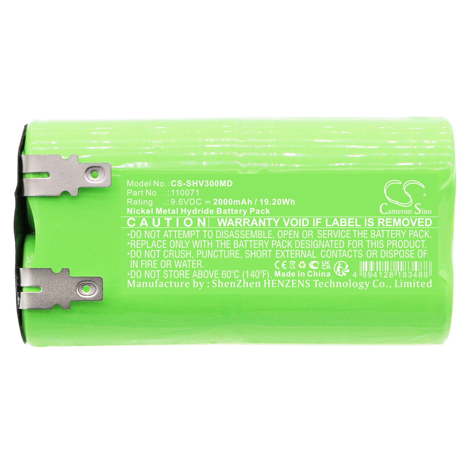 Schiller Cardiograph CV3 Medical Replacement Battery 2000mAh