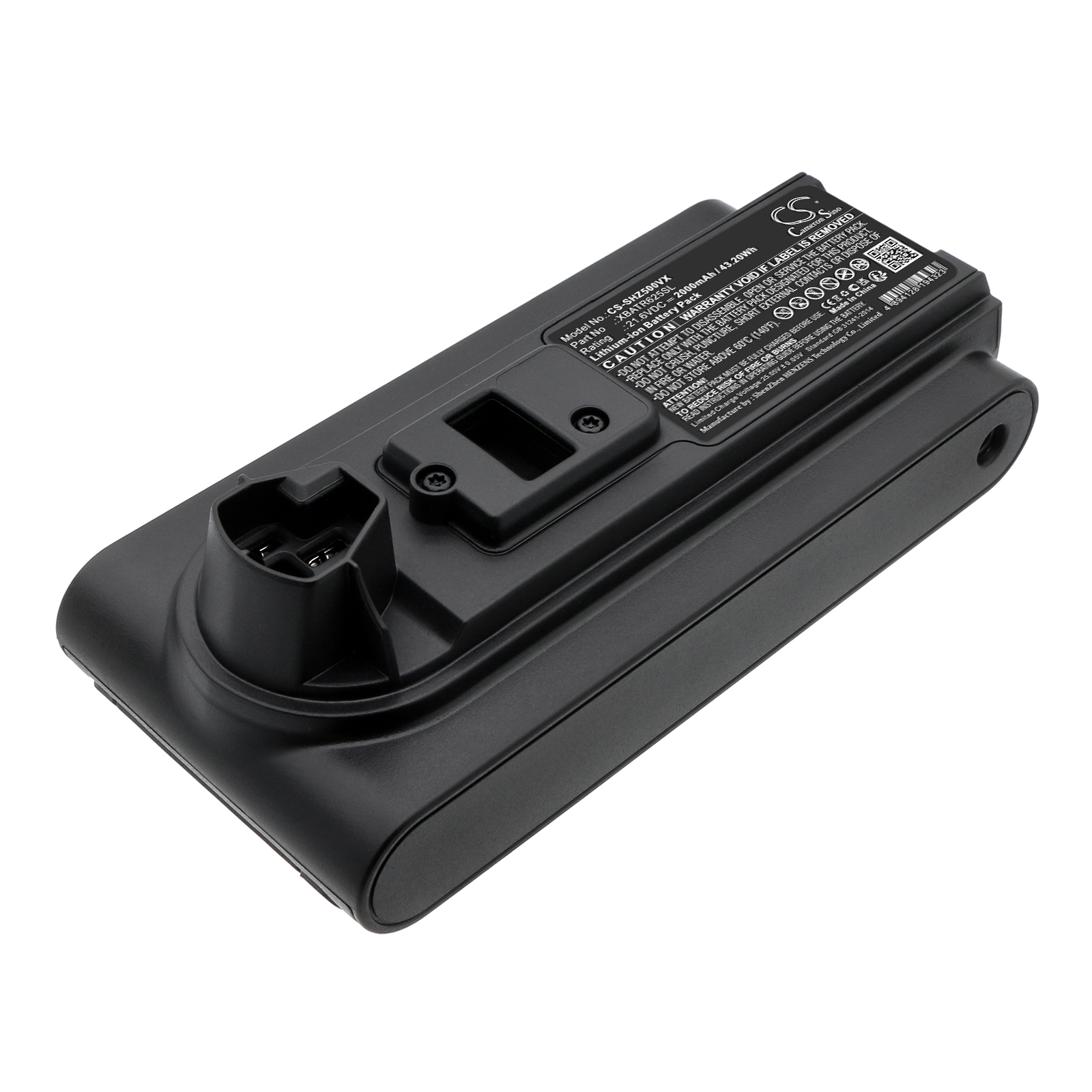 SHARK CORDLESS VACUUM BATTERY XBATR620SL IZ500 IZ531H IZ540H IZ541H Replacement Battery