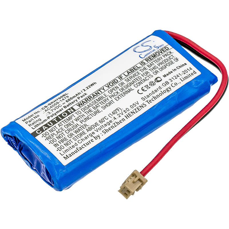 Socket Mobile CHS 7Qi CHS 7X Replacement Battery 3.7V 600mAh