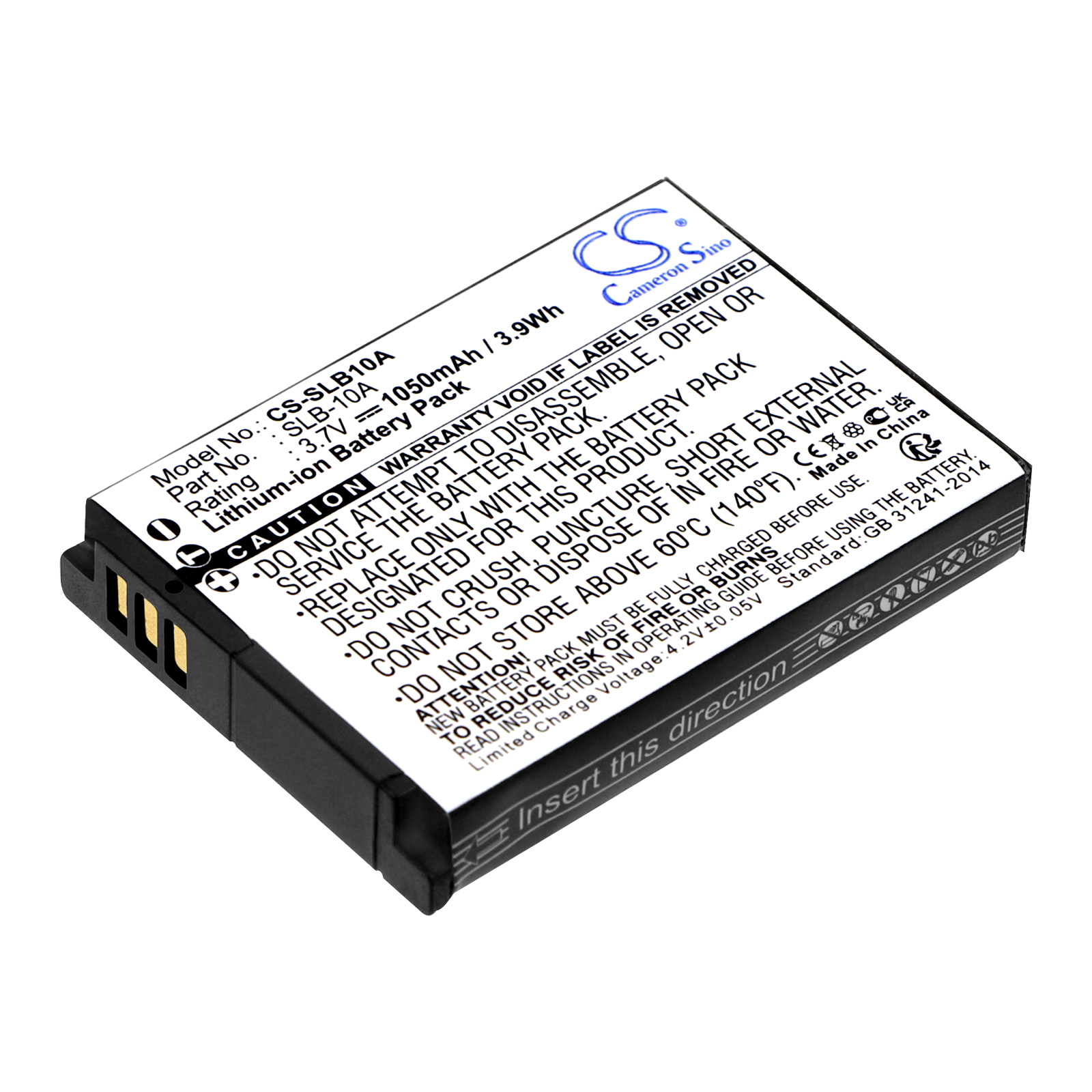 SAMSUNG WB150F BATTERY AKAI Replacement Battery 3.7V 1050mAh