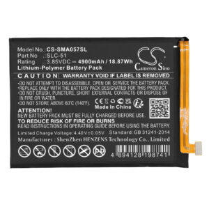 SLC51 BATTERY Samsung Replacement Battery 4900mAh