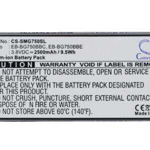 Samsung Galaxy Mega 2 Galaxy Mega 2 Duos Replacement Battery 2500mAh