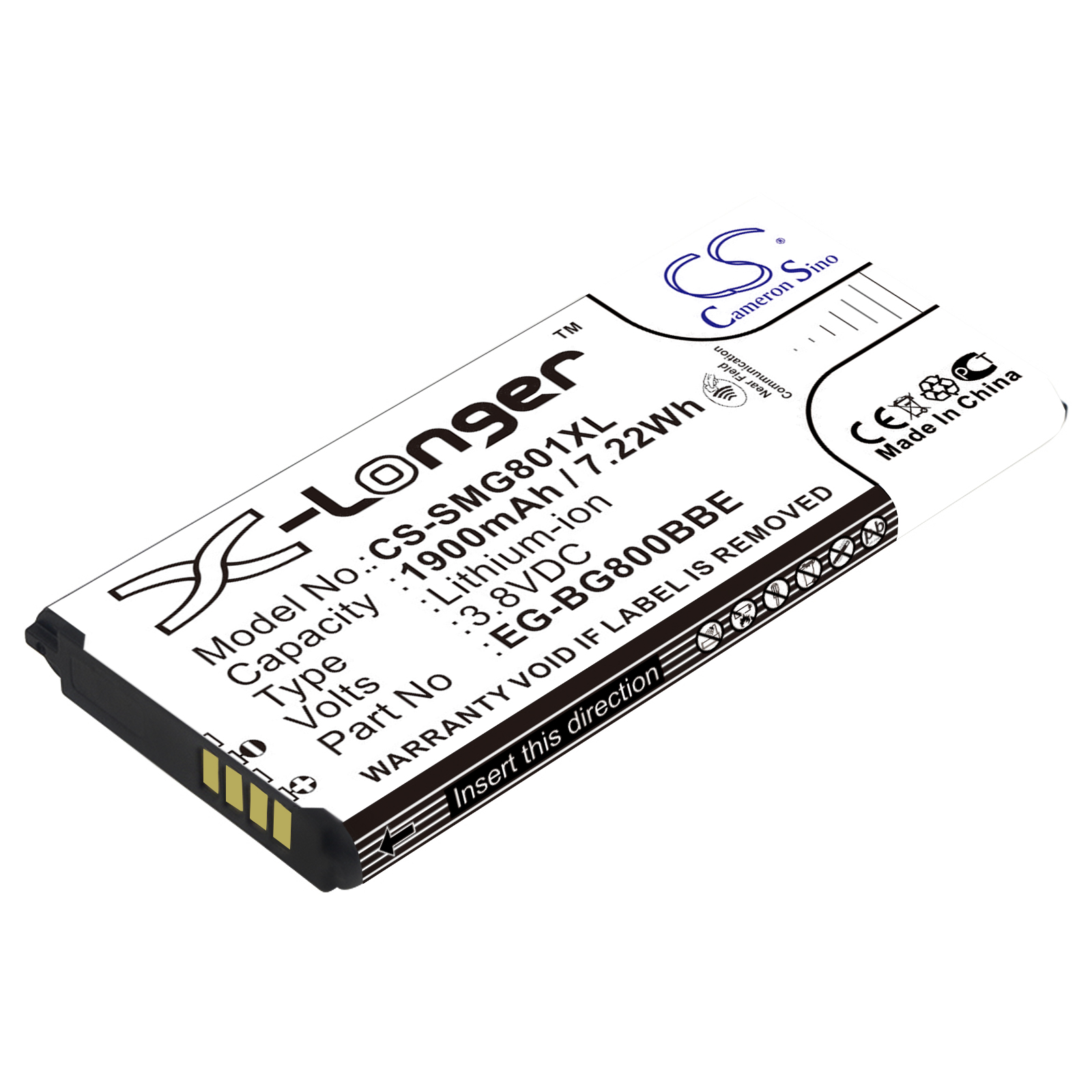 Samsung Galaxy S5 Dx Replacement Battery 1900mAh