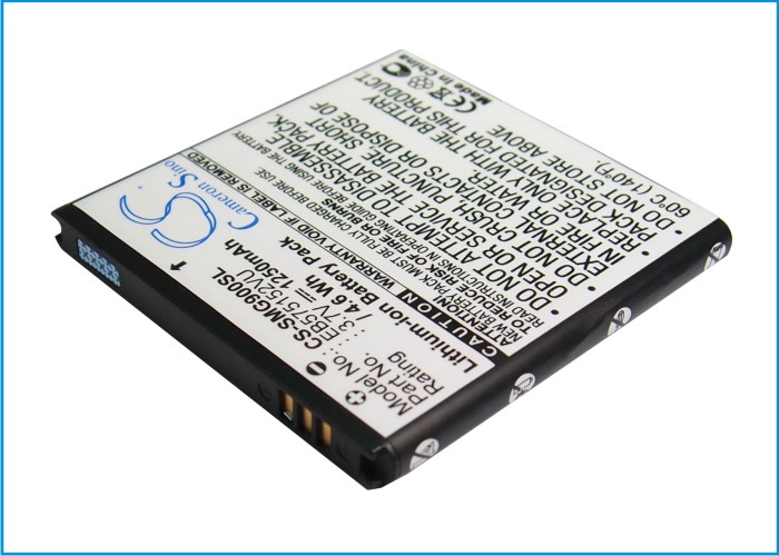 AT&T NTT DoCoMo Galaxy S Replacement Battery 1250mAh