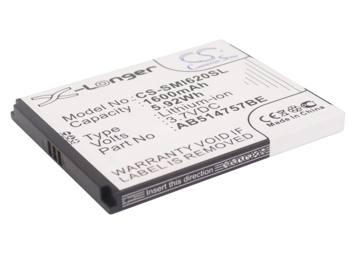 Samsung SGH-i620 SGH-i640 Replacement Battery 1600mAh